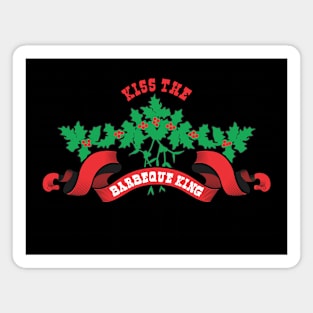 KISS The Barbeque King - Mistletoe - Christmas Magnet